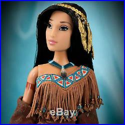 Disney Fairytale Designer Collection LE Pocahontas & John Smith Doll 11.5 in NEW 