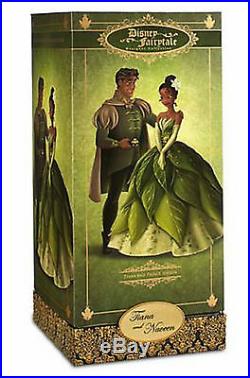 Disney Fairytale Designer Collection LE Tiana and Prince Naveen Doll 11.5 in NEW