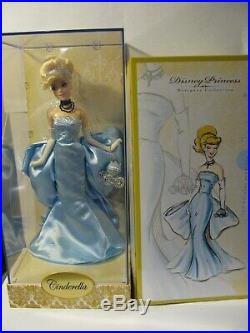 Disney Fairytale Designer Collection Original 10 Dolls With Gift Bags New