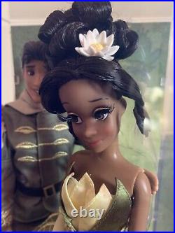 Disney Fairytale Designer DFDC Princess And The Frog Tiana & Naveen Doll Set New