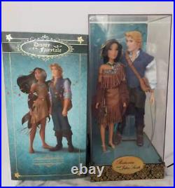 Disney Fairytale Designer Doll Set Pocahontas John Smith Limited Edition