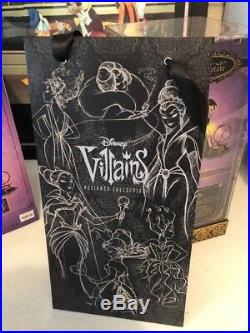 Disney Fairytale Designer LE Doll Set Princess Aurora & Villain Maleficent W Bag