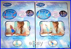 Disney Frozen 12 Ice Skating Elsa, Anna Figure Doll Barbie Lot Xmas BDay