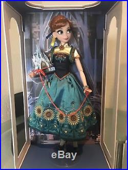Disney Frozen Anna 17 Limited Edition Doll With COA In Box