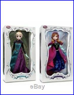 Disney Frozen Coronation Snow Gear Set Limited Edition Dolls 17 Anna & Elsa New