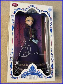 Disney Frozen Elsa Doll Limited Edition 17 Hand Signed Idina Menzel Gai Jsa Psa