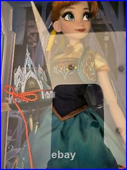 Disney Frozen Fever Limited Edition Designer Princess Anna 17 Doll LE 5000 NIB