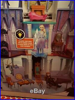 Disney Frozen II 2 Ultimate Arendelle Castle Playset Doll House Lights Anna Elsa