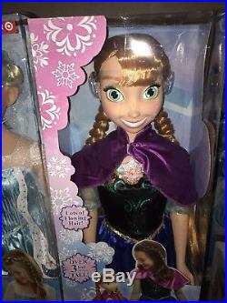 Disney Frozen My Size Anna & Elsa Doll Set Over 3 FT Tall NEW Exclusive