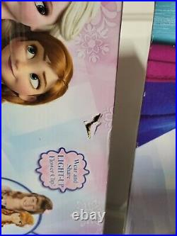Disney Frozen Princess Elsa & Anna 38 Set of 2 My Size Dolls Huge Over 3 Feet
