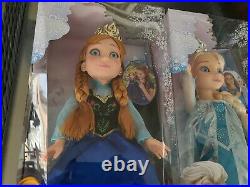 Disney Frozen Princess and Me Anna & Elsa 18 Dolls NEW IN BOX! Lot of 2