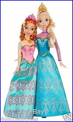 Disney Frozen Royal Sisters Elsa & Anna Figure Doll Set 3+ Year Genuine UK