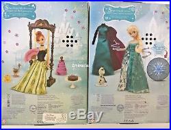 Disney Frozen SINGING Elsa Anna I SING TWIRL MY HAND Doll Set 11 Accessories
