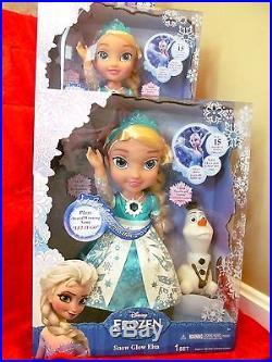 Disney Frozen Snow Glow Elsa Baby Doll Olaf Lights Talks Sings Expedited B Day