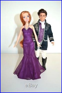 Disney Giselle & Robert Enchanted Film Dolls, Amy Adams, Patrick Dempsey, Rare