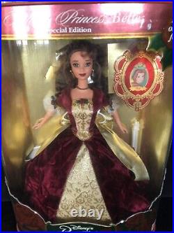 Disney Holiday Princess Belle Special Edition NRFB withaccessories #16710