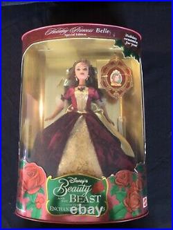 Disney Holiday Princess Belle Special Edition NRFB withaccessories #16710