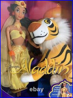 Disney Jasmine and Rajah Friendship Set Dolls Toys Vintage NIB