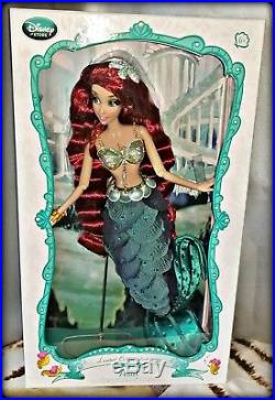 Disney LE ARIEL LIMITED EDITION DOLL 17 NEW 1 of 6000 Princess Mermaid