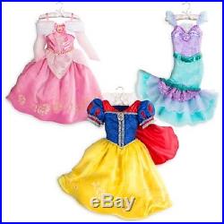 Disney LE Dream Big Ultimate Princess Collection Dresses sz7/8 Tiaras Dolls DVDs