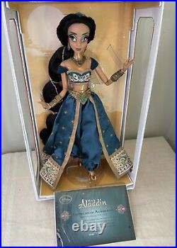 Disney Limited Edition 17 Heirloom Doll Princess JASMINE Teal NRFB
