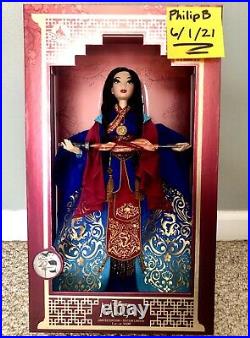 Disney Limited Edition 17 Princess Doll Mulan 20th Anniversary NIB