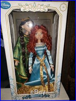 Disney Limited Edition 2 Doll Set MERIDA And ELINOR 17 PRINCESS Brave- ooak