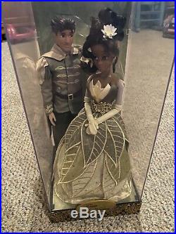 Disney Limited Edition Princess Tiana And Naveen Dolls