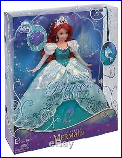 Disney Little Mermaid Princess Holiday Princess Ariel Doll Brand New