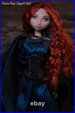 Disney MERIDA Brave OOAK Repaint Reroot dressed doll 16 dressed Laurie Lenz