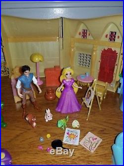 Disney MagiClip Polly Pocket Little Kingdom Princess Prince Doll Palace Pet Lot