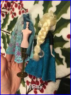 Disney Mini Doll Princess Set Of 7 Ariel, Tiana, Rapunzel, Aurora, Elza, Mulan