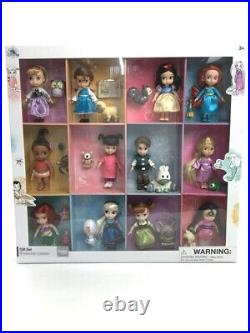 Disney Parks Animators Collection Mini Doll Gift Set 14 Dolls With Pets W/Box