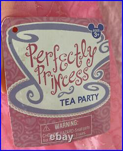 Disney Parks Exclusive Sleeping Beauty Aurora Tea 18 Doll, Wand, Crown& Bag