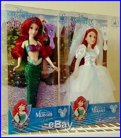 Disney Parks Princess Ariel Wedding and Disney Parks Ariel LIttle Mermaid Doll