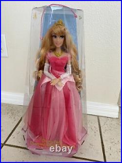 Disney Parks Sleeping Beauty Princess Aurora LE Diamond Castle Doll New