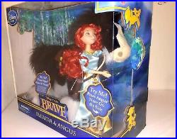 Disney Pixar BRAVE Princess MERIDA and ANGUS Deluxe Doll Toy Set