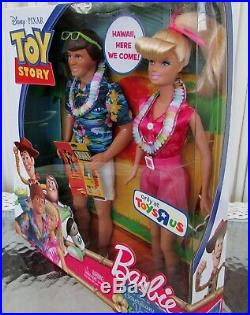 Disney Pixar Toy Story Barbie & Ken Doll Set Hawaii Hawaiian Vacation NEW IN BOX