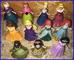 Disney Pollypocket Princesses Magic Clip Magicclip Dolls Lot