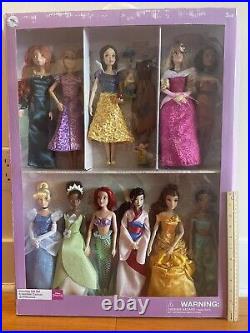 Disney Princess 11 dolls gift set New W Box. 2017
