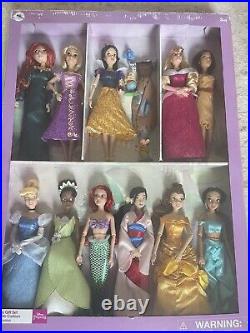 Disney Princess 11 dolls gift set New W Box. 2017