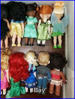 Disney Princess 16 Animator Doll Lot