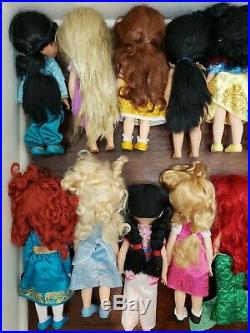Disney Princess 16 Animator Doll Lot