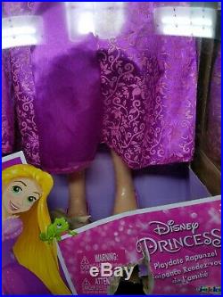 Disney Princess 32 My Size Tangled Rapunzel Doll with Tiara & Brush Package Wear