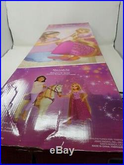 Disney Princess 32 My Size Tangled Rapunzel Doll with Tiara & Brush Package Wear