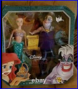 Disney Princess ARIEL & Ursula Signature Doll Collection Gift Set HTF