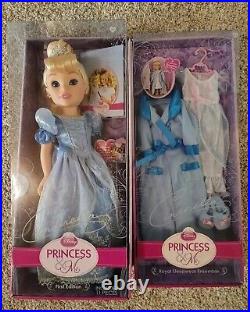 Disney Princess And Me Doll Cinderella Doll 18 with Royal Sleepwear NEW