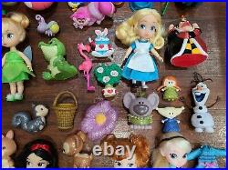 Disney Princess Animator Mini Toddler Dolls Lot with Accessories