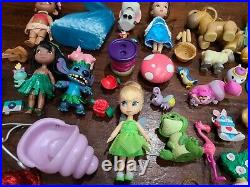 Disney Princess Animator Mini Toddler Dolls Lot with Accessories