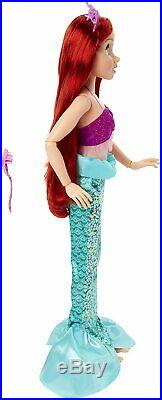 Disney Princess Ariel Doll My Size 32 Tall, Long Flowing Hair & Hairbrush (New)